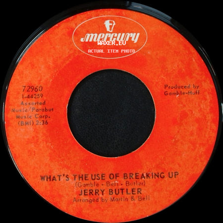 Jerry Butler - A Brand New Me / What's The Use Of Breaking Up side B