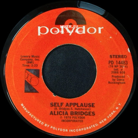Alicia Bridges - I Love The Nightlife (Disco 'round) / Self Applause side B