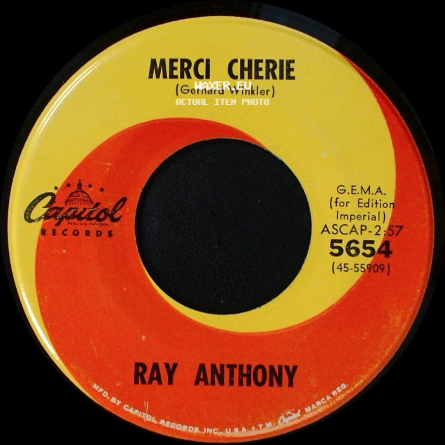 Ray Anthony - Merci Cherie / Goodbye My Love (Il Silenzio) side A