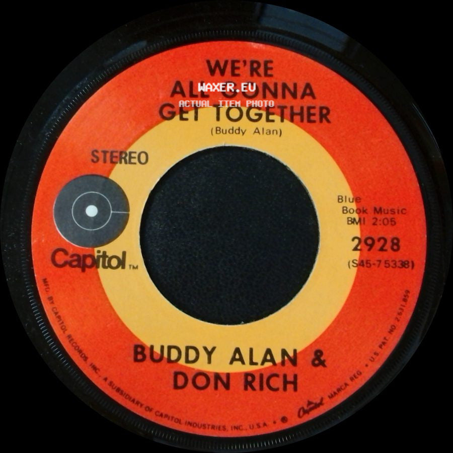 Buddy Alan & Don Rich - Cowboy Convention / We're All Gonna Get Together side B