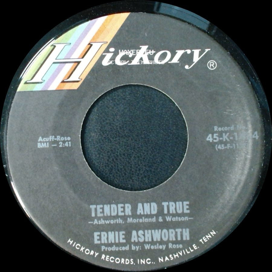 Ernie Ashworth - Tender And True / Back On My Mind Again side A