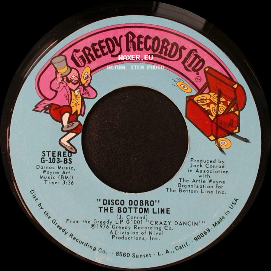 The Bottom Line - Disco Dobro / That's The Way To Go side A