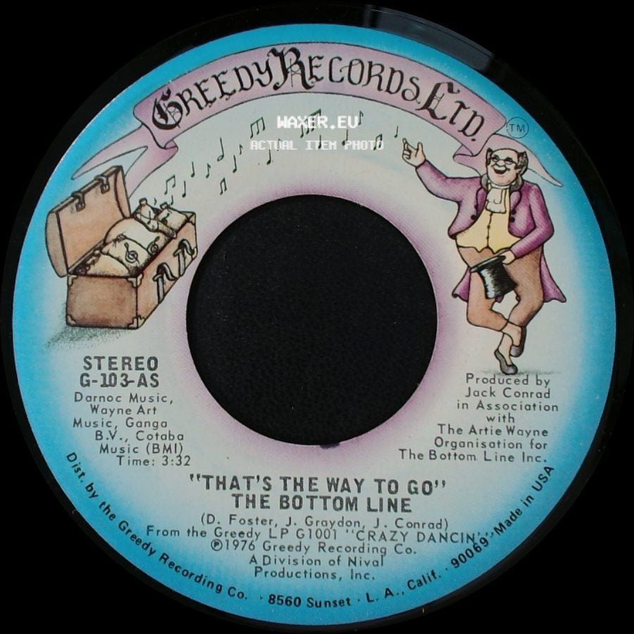 The Bottom Line - That's The Way To Go / Disco Dobro side A