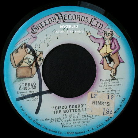 The Bottom Line - That's The Way To Go / Disco Dobro side B
