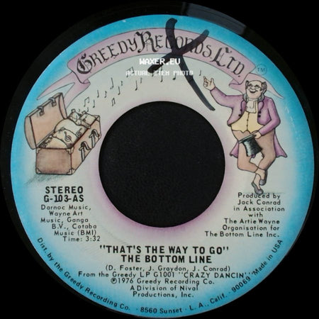The Bottom Line - That's The Way To Go / Disco Dobro side A