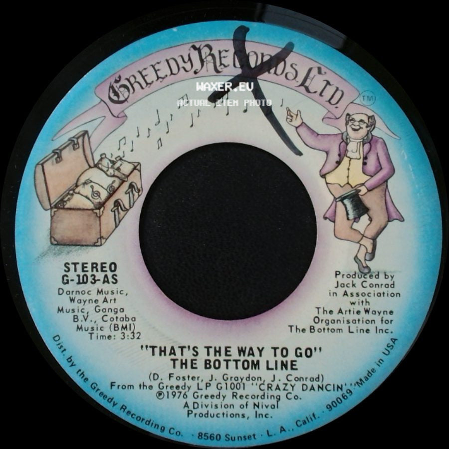 The Bottom Line - That's The Way To Go / Disco Dobro side A