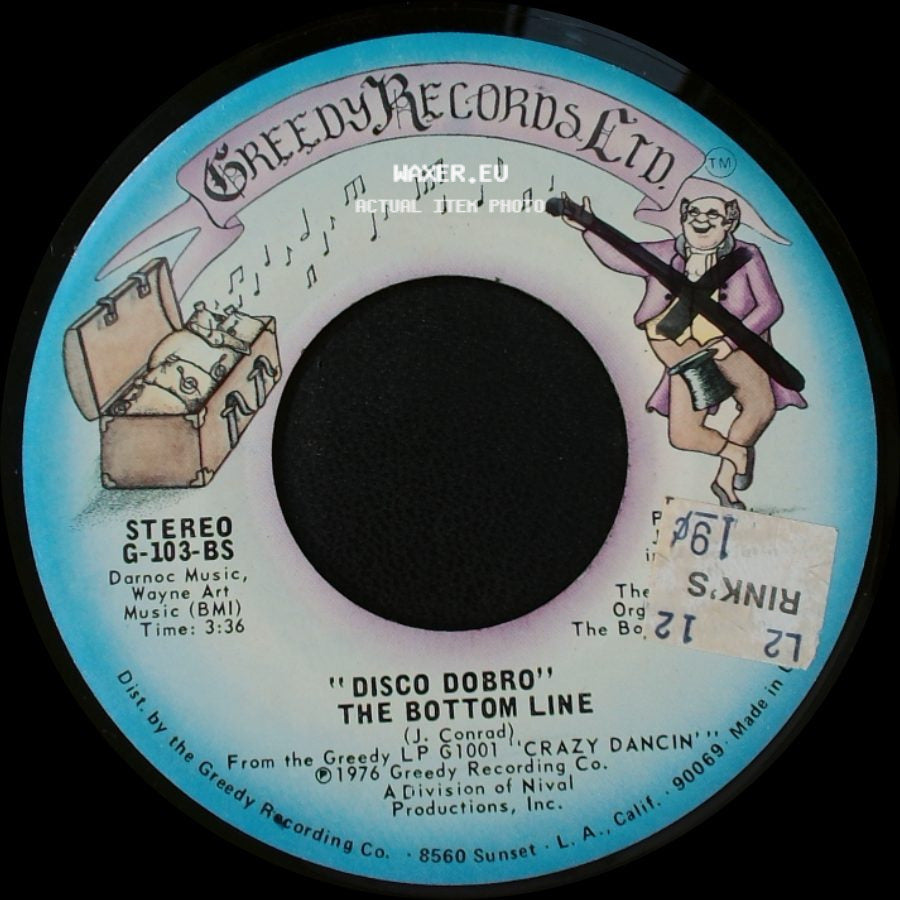 The Bottom Line - That's The Way To Go / Disco Dobro side B