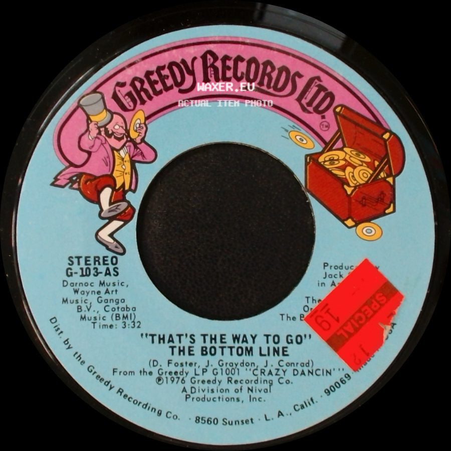 The Bottom Line - Disco Dobr0 / That's The Way To Go side B