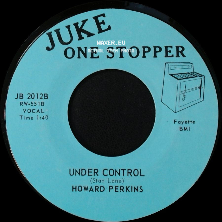 Howard Perkins - Under Control / Johnny Overload side A