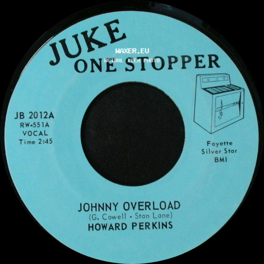 Howard Perkins - Under Control / Johnny Overload side B