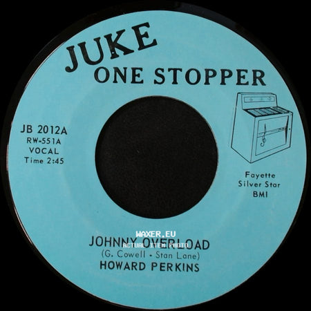 Howard Perkins - Under Control / Johnny Overload side B