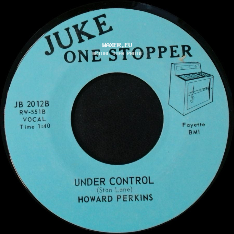 Howard Perkins - Under Control / Johnny Overload side A