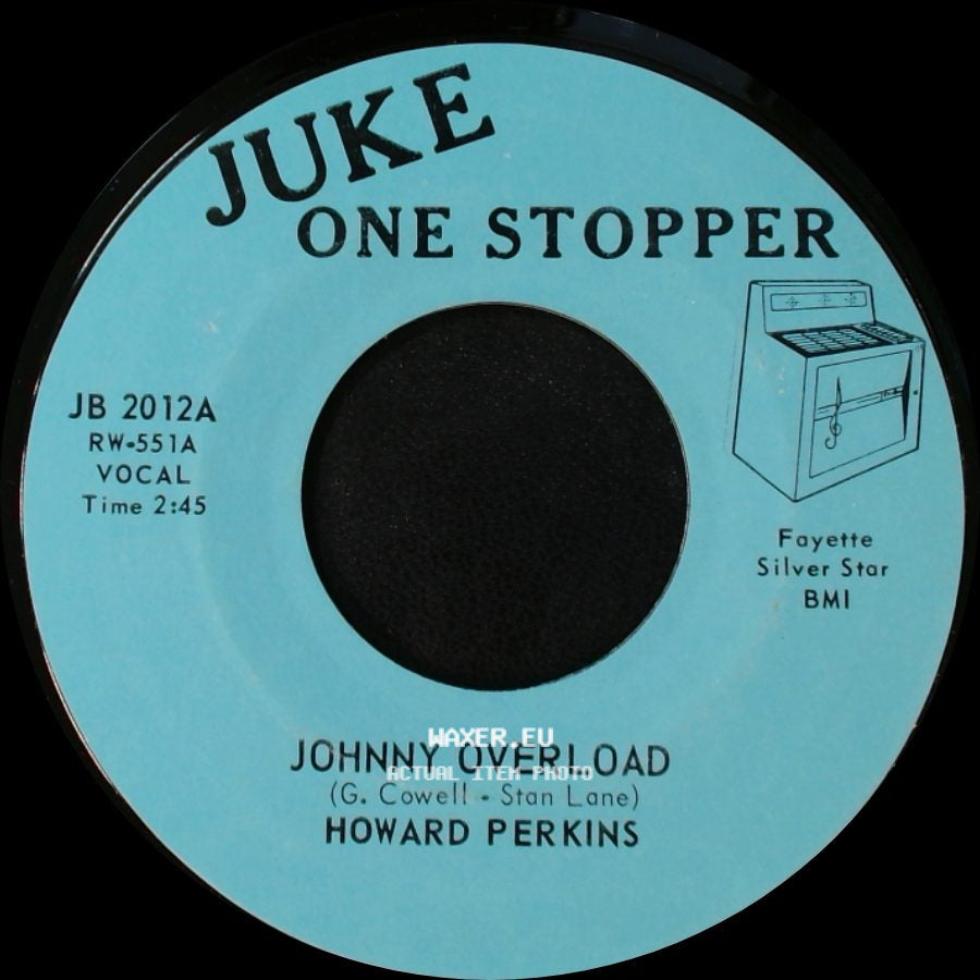 Howard Perkins - Under Control / Johnny Overload side B