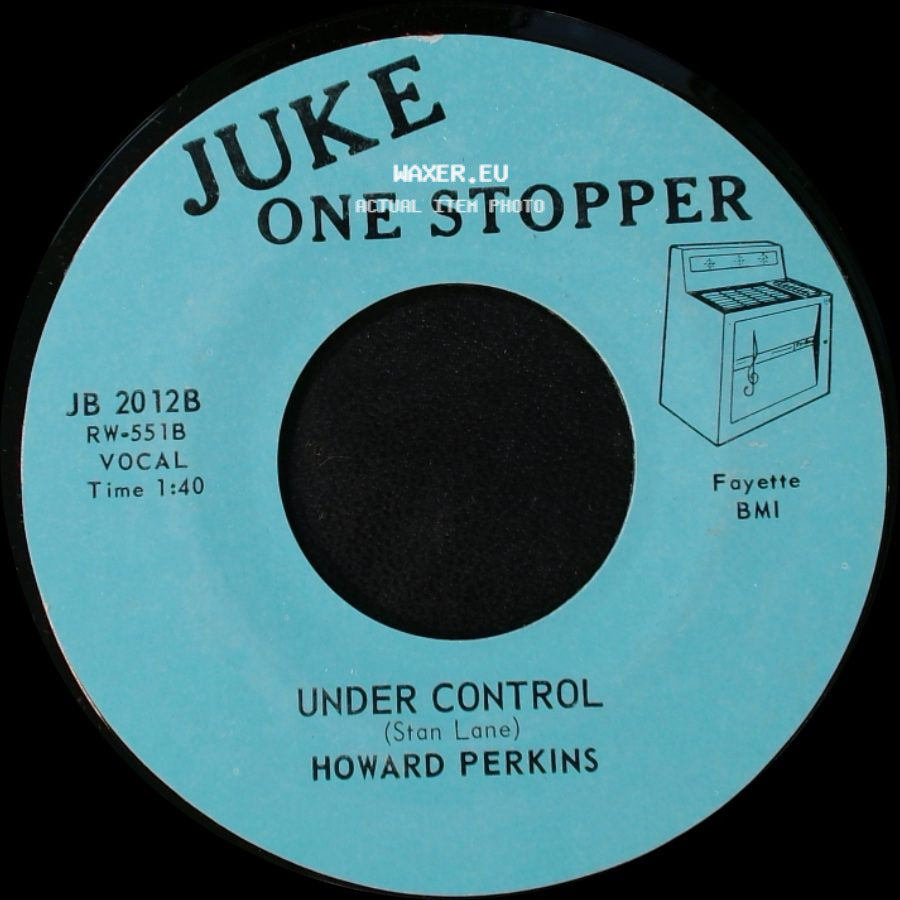 Howard Perkins - Johnny Overload / Under Control side B
