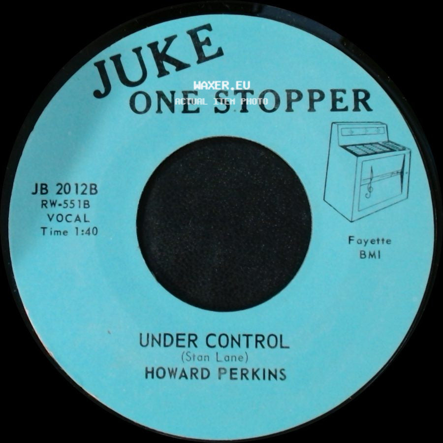 Howard Perkins - Under Control / Johnny Overload side A