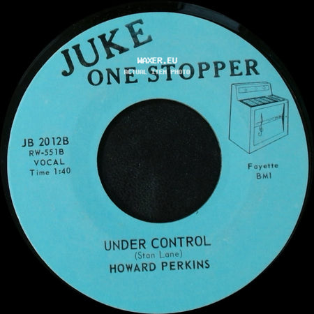 Howard Perkins - Johnny Overload / Under Control side B