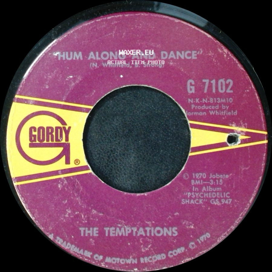 The Temptations - Hum Along And Dance / Ungena Za Ulimwengu (Unite The World) side A