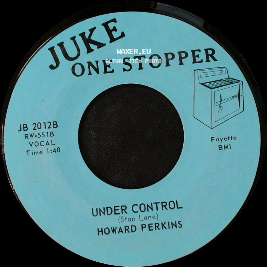 Howard Perkins - Johnny Overload / Under Control side B