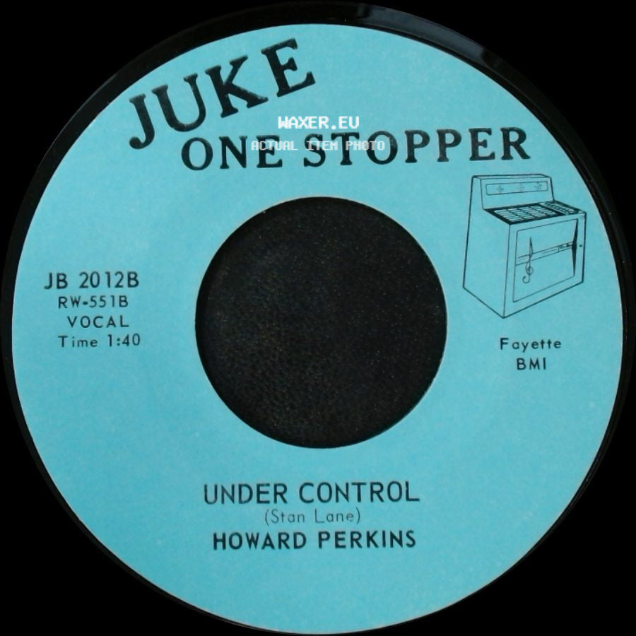 Howard Perkins - Johnny Overload / Under Control side B