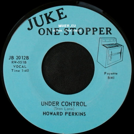 Howard Perkins - Johnny Overload / Under Control side B