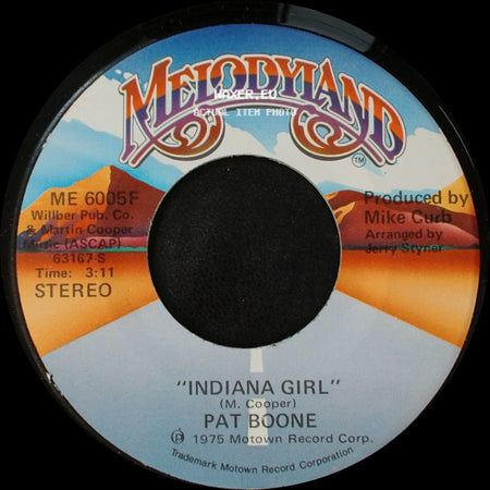 Pat Boone - Indiana Girl / Indiana Girl side A