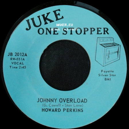Howard Perkins - Johnny Overload / Under Control side A