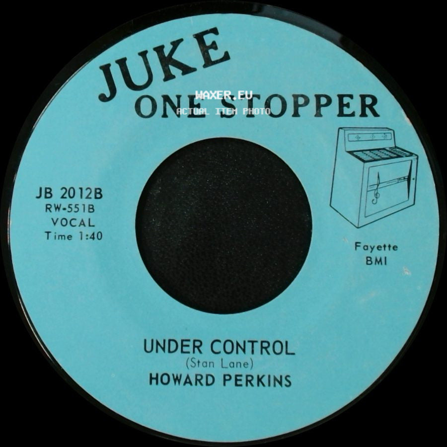 Howard Perkins - Johnny Overload / Under Control side B