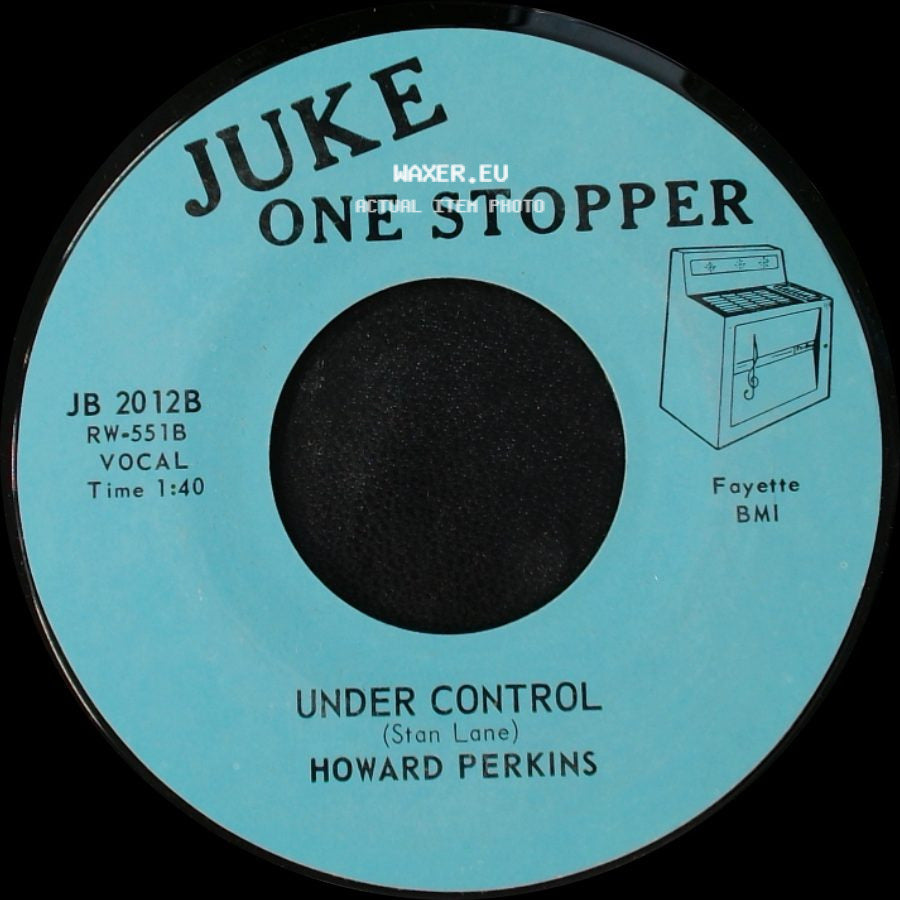 Howard Perkins - Johnny Overload / Under Control side B