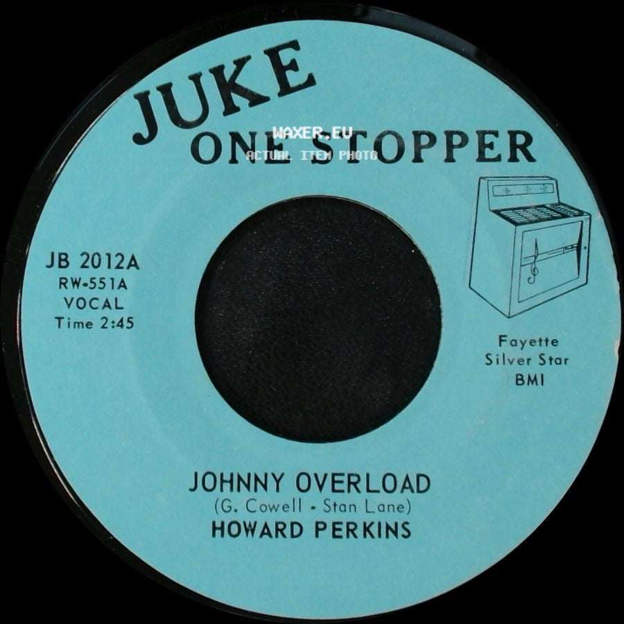 Howard Perkins - Johnny Overload / Under Control side A