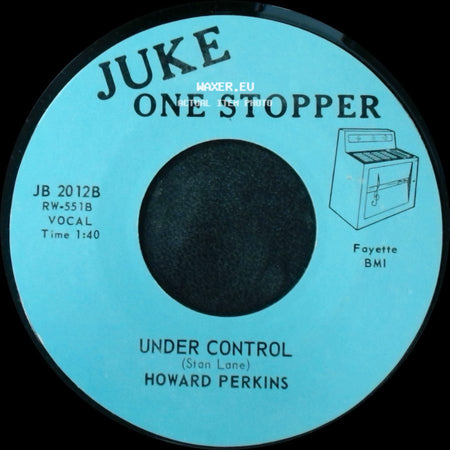 Howard Perkins - Johnny Overload / Under Control side B