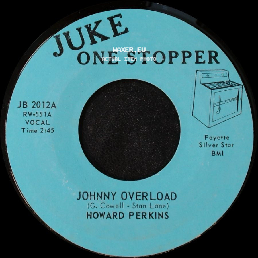 Howard Perkins - Under Control / Johnny Overload side B