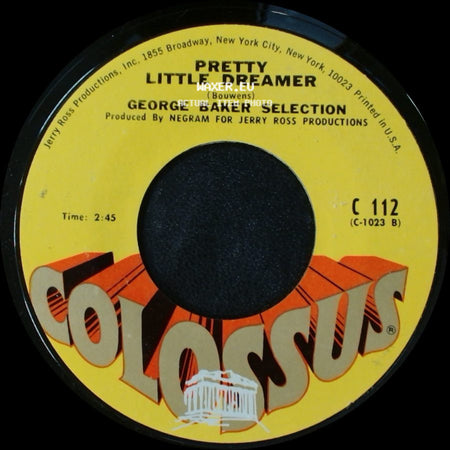 George Baker Selection - Little Green Bag / Pretty Little Dreamer side B