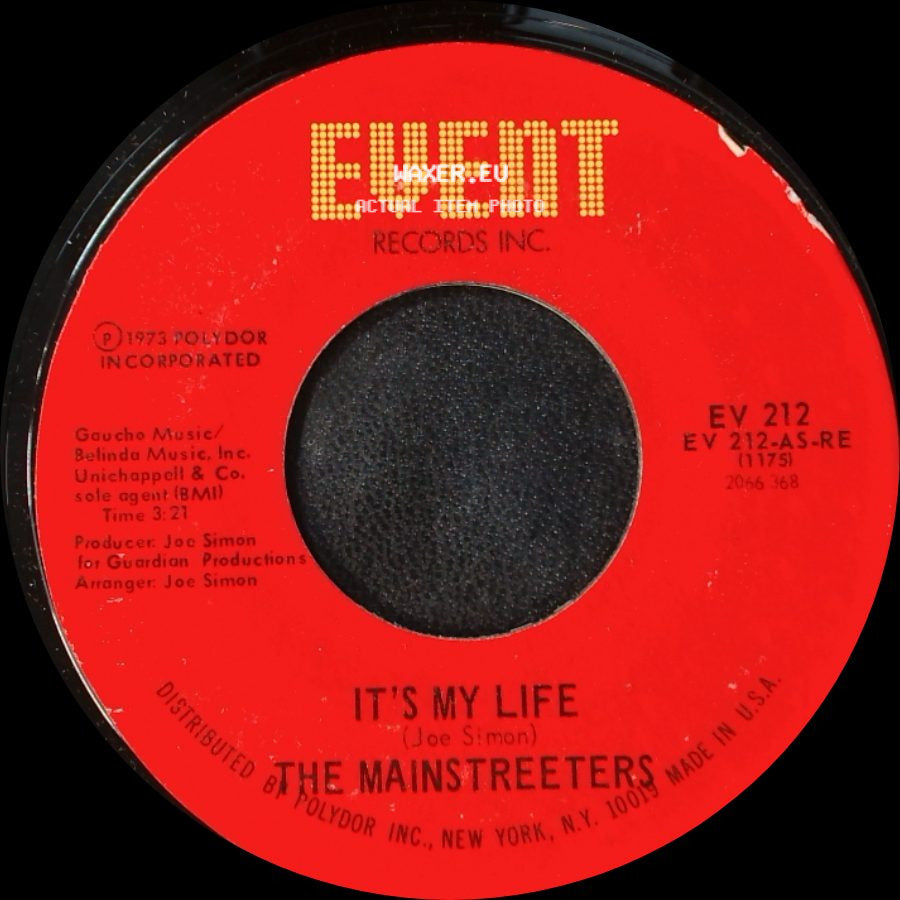 The Mainstreeters - River's Edge / It's My Life side B