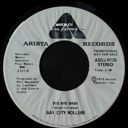 Bay City Rollers - Bye Bye Baby / Bye Bye Baby side A