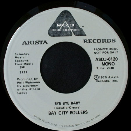Bay City Rollers - Bye Bye Baby / Bye Bye Baby side B