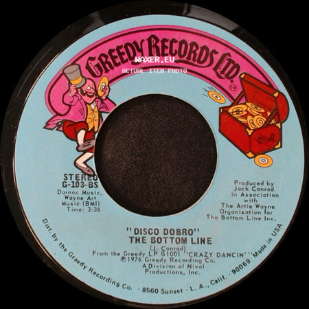 The Bottom Line - Disco Dobro / That's The Way To Go side A