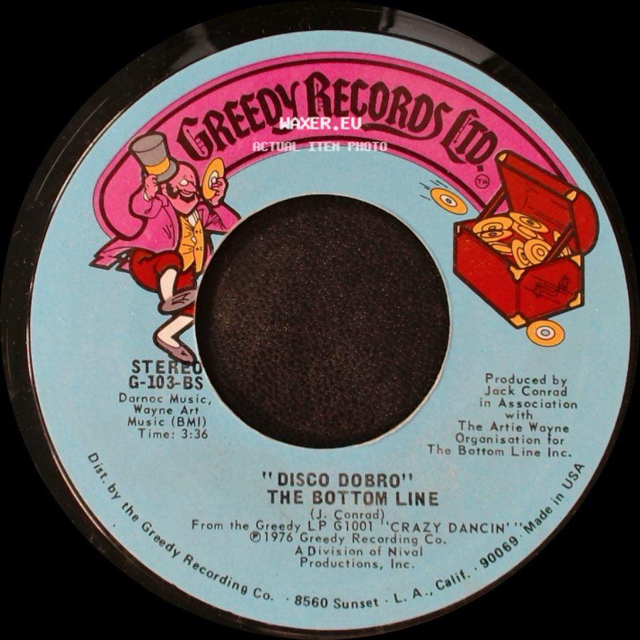 The Bottom Line - Disco Dobro / That's The Way To Go side A