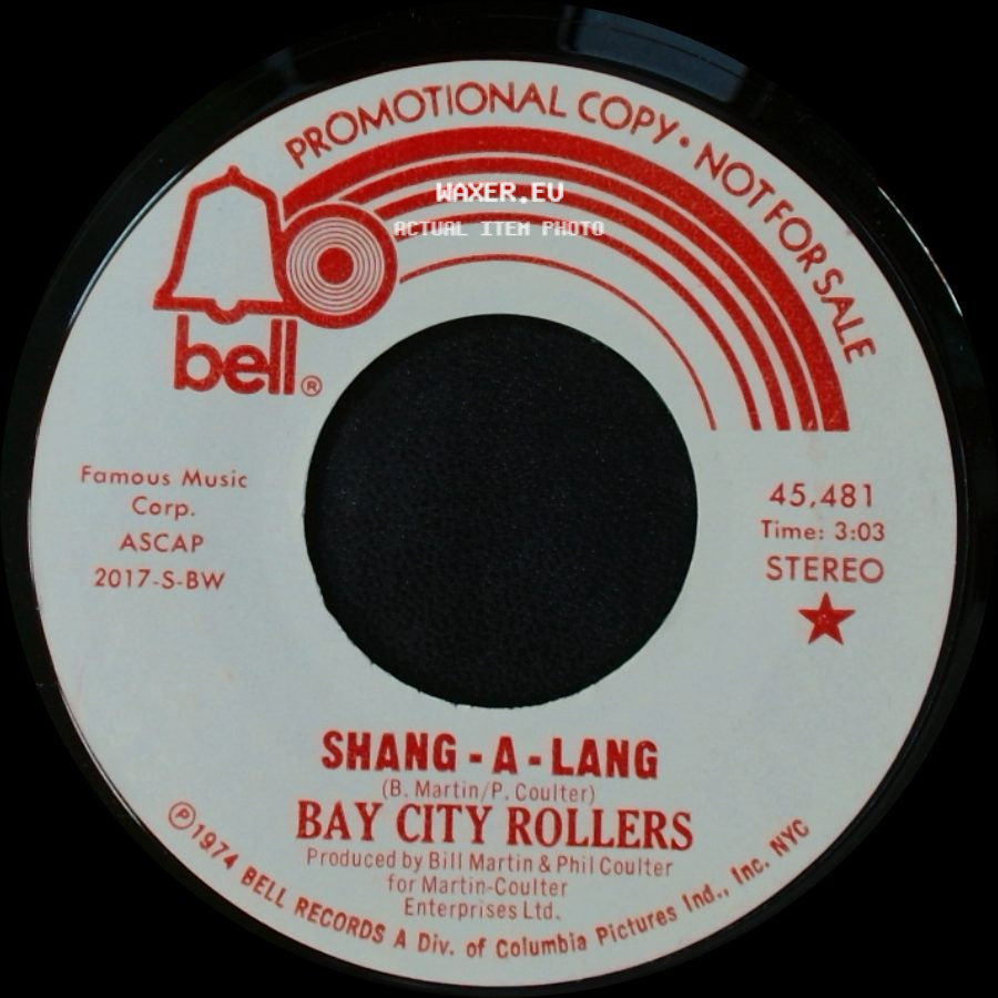 Bay City Rollers - Shang-A-Lang / Shang-A-Lang side B