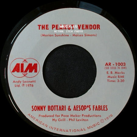 Sonny Bottari & Aesop's Fables - Puerto Rico (Island Of The Sun) / The Peanut Vendor side B