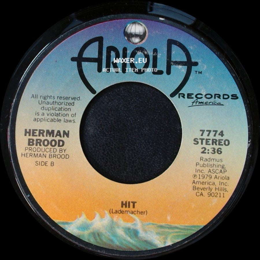 Herman Brood - Love You Like I Love Myself / Hit side B