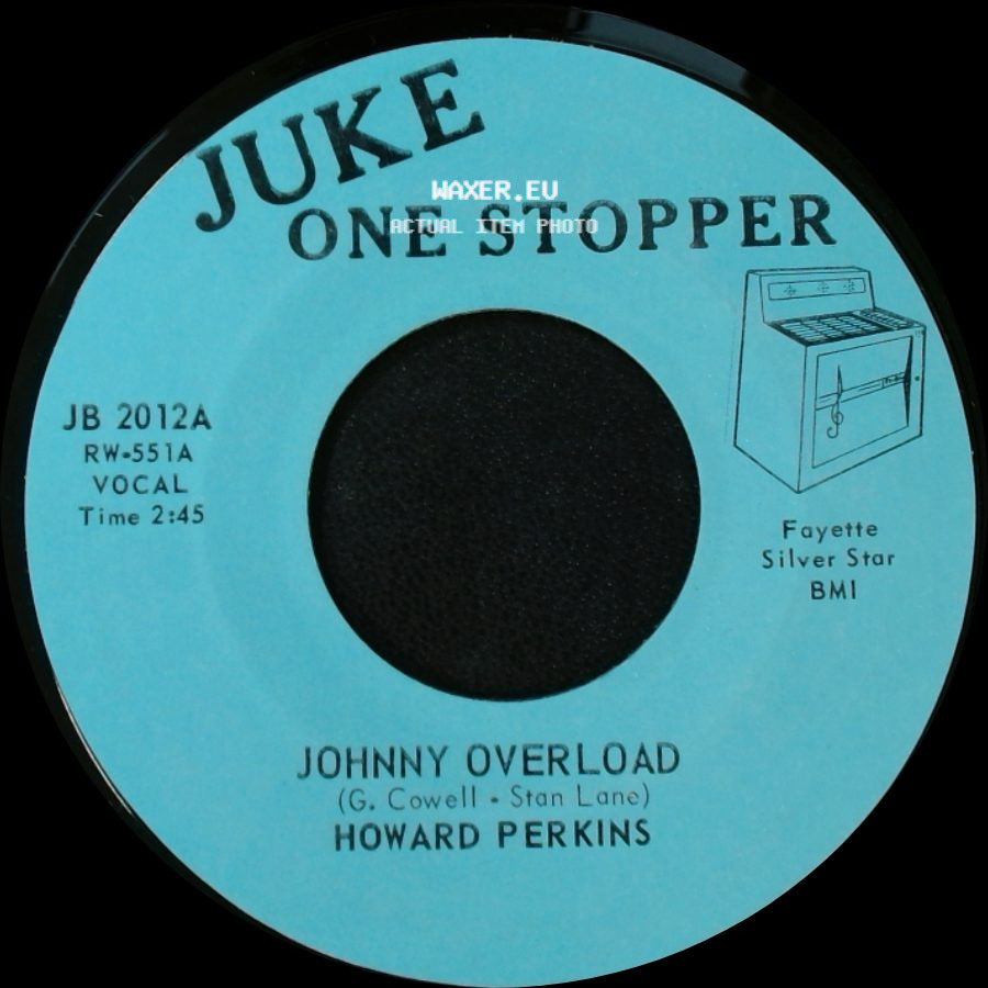 Howard Perkins - Under Control / Johnny Overload side B