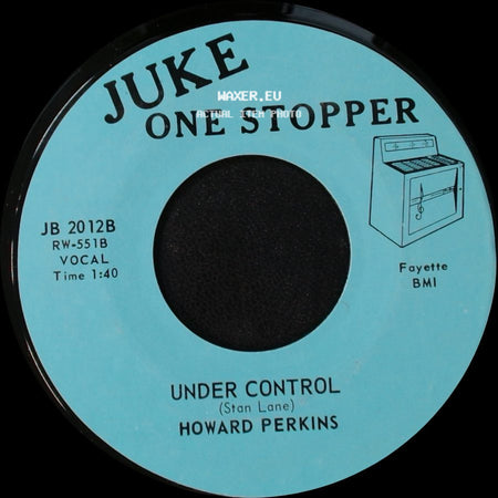 Howard Perkins - Johnny Overload / Under Control side B