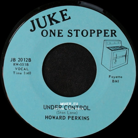 Howard Perkins - Under Control / Johnny Overload side A