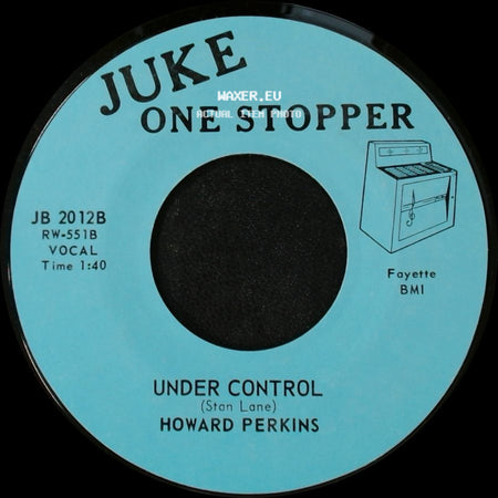 Howard Perkins - Johnny Overload / Under Control side B