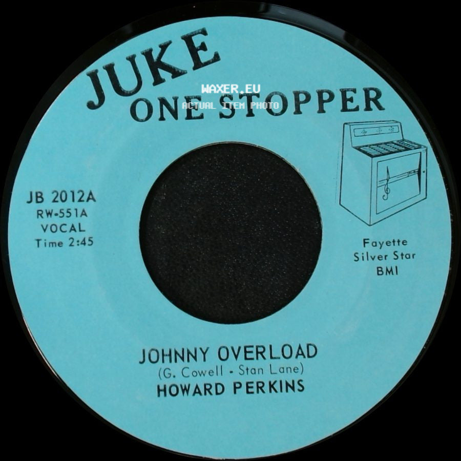 Howard Perkins - Under Control / Johnny Overload side B