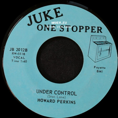 Howard Perkins - Johnny Overload / Under Control side B