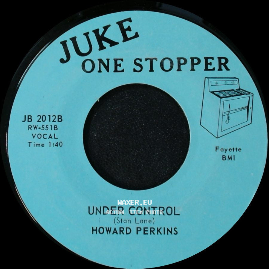 Howard Perkins - Johnny Overload / Under Control side B