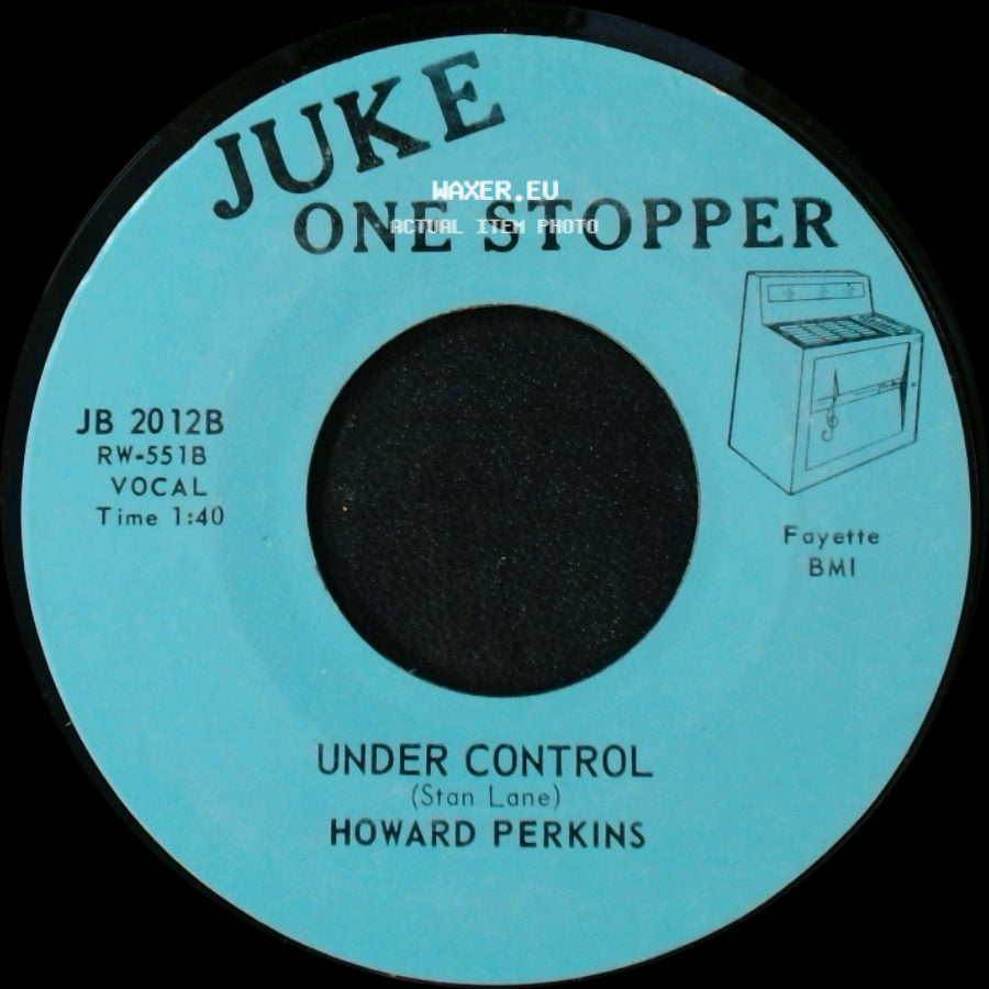 Howard Perkins - Under Control / Johnny Overload side A