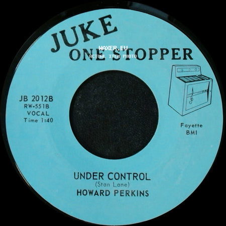 Howard Perkins - Johnny Overload / Under Control side B