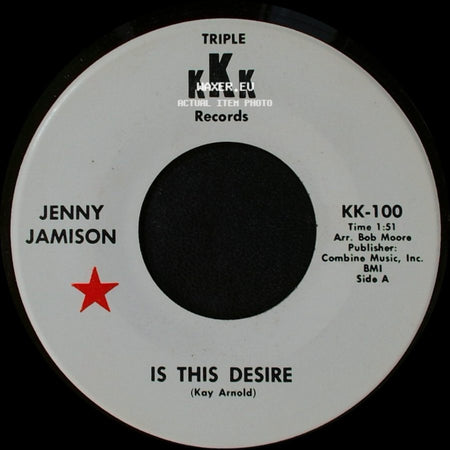 Jenny Jamison - Is This Desire / Don't Invite Us To The Same Party side A